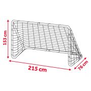 Poarta mare pentru fotbal cu covoras numerotat, 215 x 76 x 153 cm,  neo-sport 1451 edeedi1451