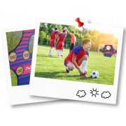 Poarta mare pentru fotbal cu covoras numerotat, 215 x 76 x 153 cm,  neo-sport 1451 edeedi1451