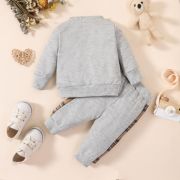 Trening gri pentru baietei - Teddy bear MDNew203-de