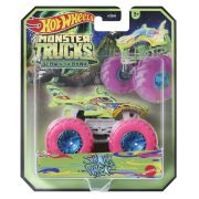 HOT WHEELS MONSTER TRUCK GLOW IN THE DARK MASINUTA SHARK WREAK SCARA 1:64 VIVMTHCB50_HWC86