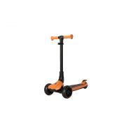 Trotineta lamborghini, 3 roti, cadru aluminiu, portocalie, roti led funklbs-3w-org