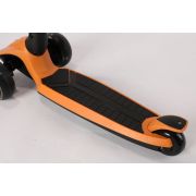 Trotineta lamborghini, 3 roti, cadru aluminiu, portocalie, roti led funklbs-3w-org