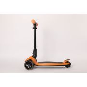 Trotineta lamborghini, 3 roti, cadru aluminiu, portocalie, roti led funklbs-3w-org