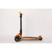 Trotineta lamborghini, 3 roti, cadru aluminiu, portocalie, roti led funklbs-3w-org