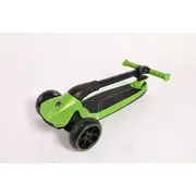 Trotineta lamborghini, 3 roti, cadru aluminiu, verde, roti led funklbs-3w-grn