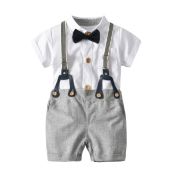 Costum elegant cu body alb tip camasuta ADZFT-B453-2-DE3