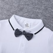 Costum elegant cu body alb tip polo ADZFT-B463-2-DE3