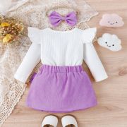 Costumas cu bluzita si fustita din reiat (marime disponibila: 9-12 luni (marimea 20 incaltaminte)) adnew219-de4.9-12 luni (marimea 20 incaltaminte)
