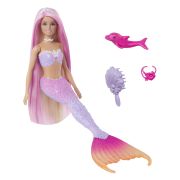 BARBIE COLOR CHANGE PAPUSA SIRENA CU PAR ROZ VIVMTHRP97