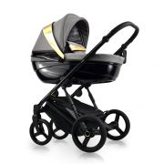 Carucior Copii 2 In 1, Reversibil, Complet Accesorizat, 0-36 Luni, Bexa Glamour Grey Pjbgl07-7052