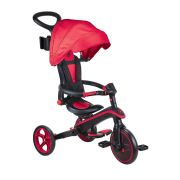 Tricicleta globber explorer 4 in 1 pliabila, culoare rosie funk732-102