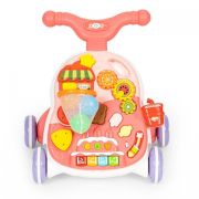 Antemergator educational 2 in 1 huanger he0815 - alb cu roz edeedihe0815