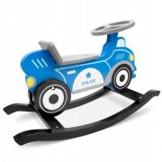 Balansoar masina de politie din lemn ricokids 785000 edeedi785000