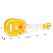 Chitara ukulele pentru copii cu 4 corzi ecotoys mj030 - portocala edeedimj030orange