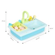 Chiuveta pentru copii cu 12 accesorii incluse ecotoys hc485048 edeedihc485048