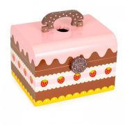 Cutie cu dulciuri si accesorii din lemn, 29 elemente, ecotoys hc601926 edeedihc601926