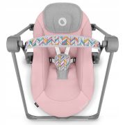 Fotoliu balansoar, Lionelo, Otto Cozy, Cu melodii, Cu 5 viteze de balansare, Cu temporizator, 57x55 cm, Roz BYNLO-OTTO_PINK_BABY