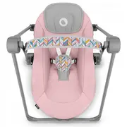 Fotoliu balansoar, Lionelo, Otto Cozy, Cu melodii, Cu 5 viteze de balansare, Cu temporizator, 57x55 cm, Roz BYNLO-OTTO_PINK_BABY