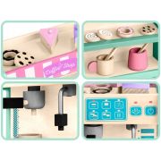 Jucarie interactiva din lemn, coffee shop, ricokids 785100 - mint edeedi785100
