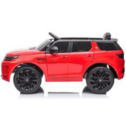 Masinuta electrica chipolino suv land rover discovery cu scaun din piele si roti eva red hubeljlrd223re