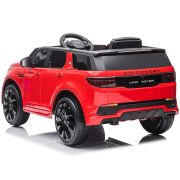 Masinuta electrica chipolino suv land rover discovery cu scaun din piele si roti eva red hubeljlrd223re