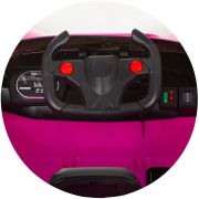 Masinuta electrica chipolino unicorn pink hubelkun02401pi