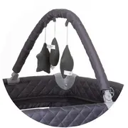 Patut pliabil cu saltea de infasat chipolino luna granite hubkosilu241gn