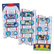 Puzzle vertical - nava spatiala (12 piese)