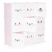 Raft modular cu 9 compartimente pentru camera copilului ecotoys 09c edeedipjjcbs0009-09c