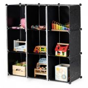 Raft modular cu 9 compartimente pentru camera copilului ecotoys 09d edeedipjjcbs0009-09d