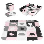 Salteluta de joaca tip puzzle cu pereti, 25 elemente, ecotoys ecoeva011 edeediecoeva011