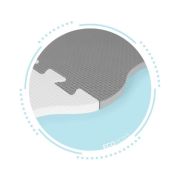 Salteluta de joaca tip puzzle cu pereti, 25 elemente, ecotoys ecoeva011 edeediecoeva011