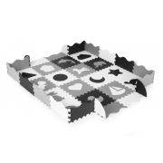 Salteluta de joaca tip puzzle cu pereti, 36 elemente, ecotoys ecoeva012 edeediecoeva012