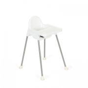 Scaun de masa 2 in 1 pentru copii ecotoys ha-007 - alb edeediha-007white