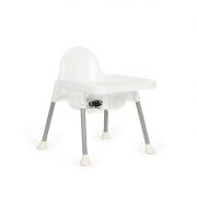 Scaun de masa 2 in 1 pentru copii ecotoys ha-007 - alb edeediha-007white
