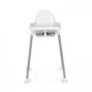Scaun de masa 2 in 1 pentru copii ecotoys ha-007 - alb edeediha-007white