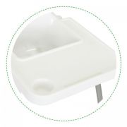 Scaun de masa 2 in 1 pentru copii ecotoys ha-007 - alb edeediha-007white
