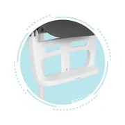 Scaun de masa 3 in 1 pentru copii ecotoys ha-009 - gri edeediha-009gray