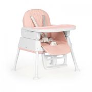 Scaun de masa 3 in 1 pentru copii ecotoys ha-009 - roz edeediha-009pink