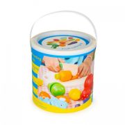 Set de fructe si legume din lemn, 13 elemente, ecotoys hc517244 edeedihc517244