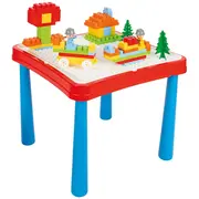 Set masuta cu scaune si cuburi pilsan master study table cu 121 piese hubpl-03-477