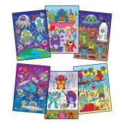 Water magic: carte de colorat monstruleti si extraterestrii