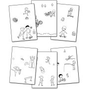Water magic: carte de colorat ora de sport