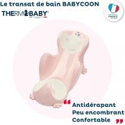 Hamac de baie BABYCOON Thermobaby Powder Pink DNBTHE194431
