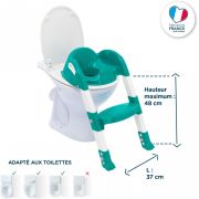 Reductor pentru toaleta cu scarita Kiddyloo EMERAUDE DNBTHE172546