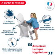 Reductor pentru toaleta cu scarita Kiddyloo OCEAN BLUE DNBTHE172575
