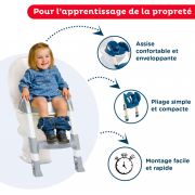Reductor pentru toaleta cu scarita Kiddyloo OCEAN BLUE DNBTHE172575