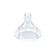 Set 2 tetine silicon pentru biberon cu gat larg debit variabil 0 - 18 LUNI DNBTHE1786