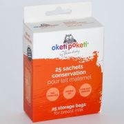 Set 25 pungi stocare pentru lapte matern Oketi Poketi DNBTHE1906