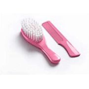 Set perie si pieptan pentru bebelusi Thermobaby-Rose bonbon DNBTHE141097